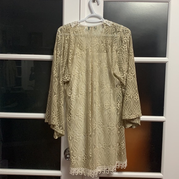 Rodeo fox laced shirt with tank top - Picture 3 of 3